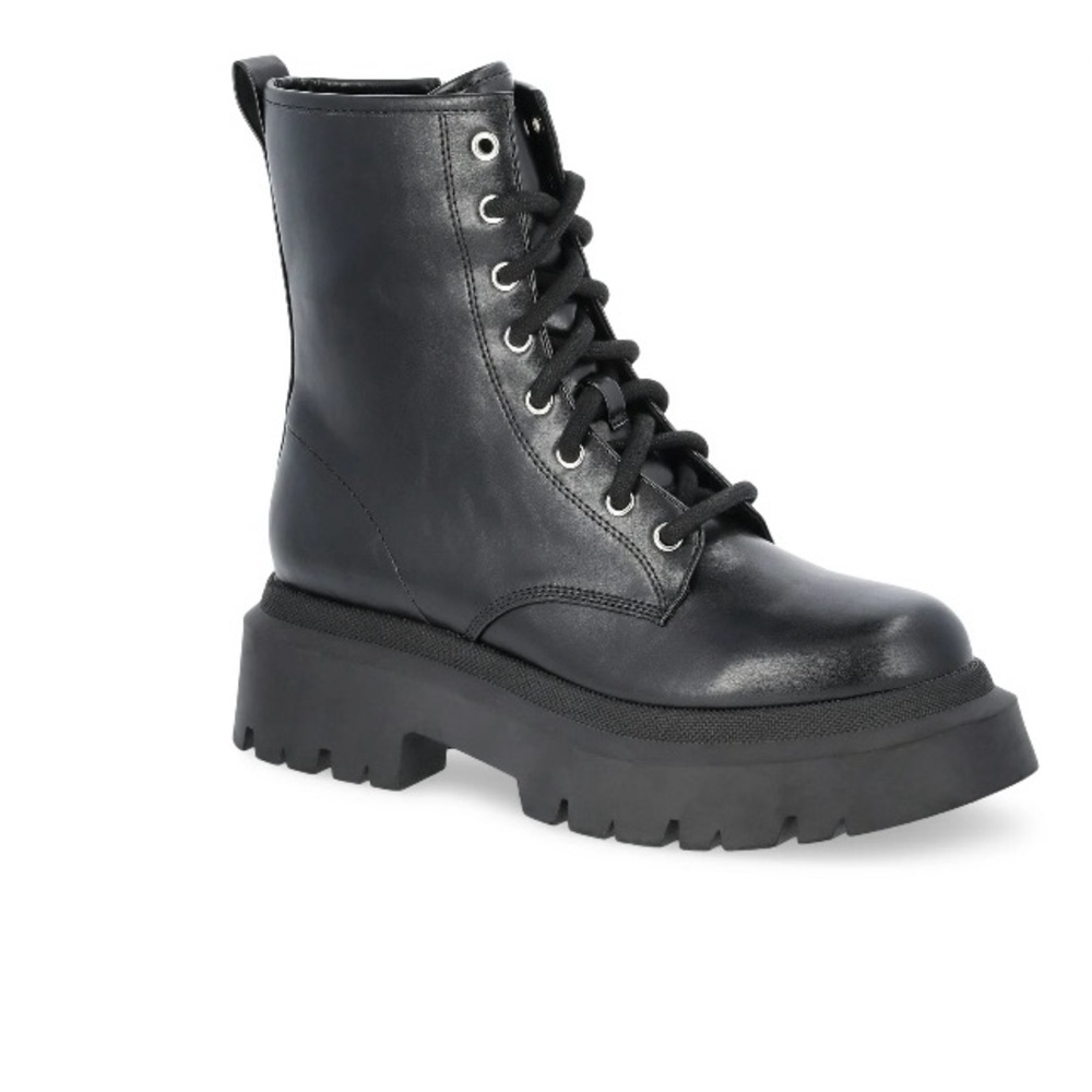 No Boundaries Black Combat Boots